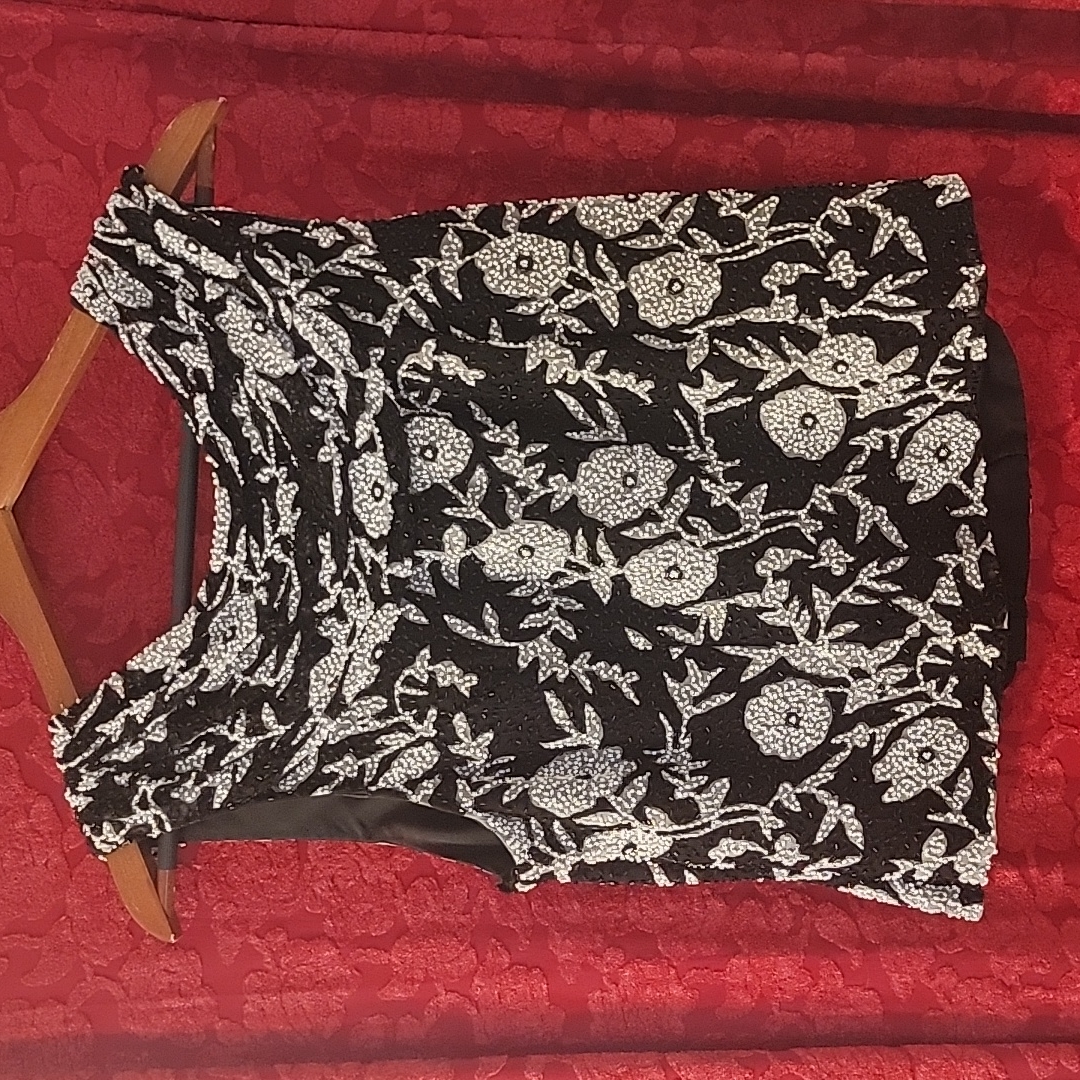 Vintage Beaded Evening Top